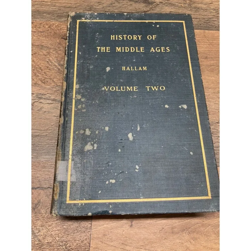 1900 History Of The Middle Ages‎ Vols. 1-3 Set by Henry Hallam - Rare